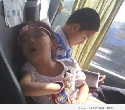 funny kid sleep chips